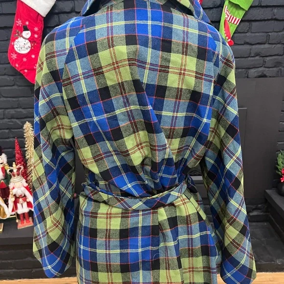 Pendleton vintage Made In USA Blazer Jacket 18 Multicolor Plaid Wool Long Sleeve - Picture 8 of 10